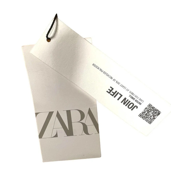 Zara Orange Abstract Printed Cutout Tie Waist Midi Skirt Size Medium - Picture 10 of 12